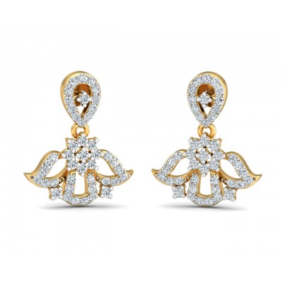 Fiza Diamond Dangle Earrings